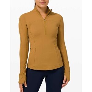 Lululemon Run Briskly 1/2 Zip Long Sleeve Top